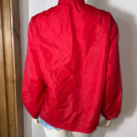 Vintage Marine Corp Jacket Medium 70s Artex USMC Red Military Lightweight Nylon - Picture 6 of 16